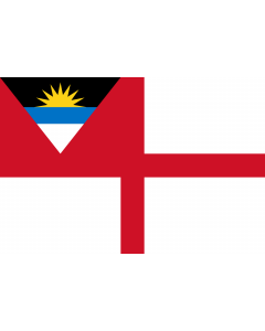 Fahne: Flagge: Coastguard Ensign of Antigua and Barbuda