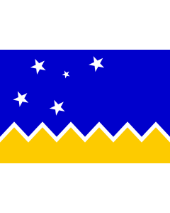 Fahne: Flagge: Magallanes, Chile | Magallanes and Chilean Antarctica Region, Chile | XII Región de Magallanes y de la Antártica Chilena