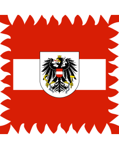 Fahne: Flagge: Ehemaliger Stander des österreichischen Bundespräsidenten  bis 1984