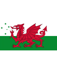 Fahne: Flagge: Australian Welsh heritage