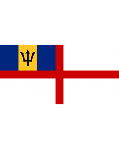 Fahne: Flagge: Naval Ensign of Barbados
