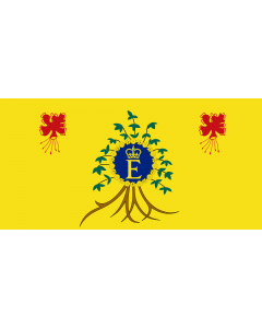 Fahne: Flagge: Royal Standard of Barbados | Queen Elizabeth II s personal flag for use in Barbados