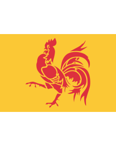 Fahne: Flagge: Wallonien