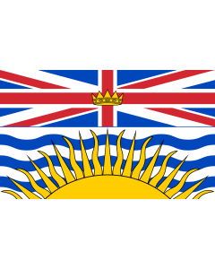Fahne: Flagge: British Columbia