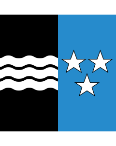 Fahne: Flagge: Kanton Aargau