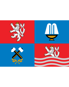Fahne: Flagge: Region Karlovy Vary