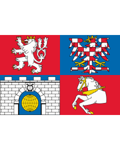 Fahne: Flagge: Region Pardubice