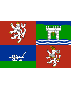 Fahne: Flagge: Ústí nad Labem