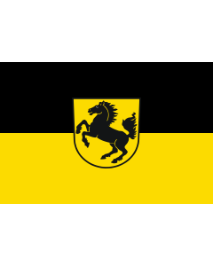 Fahne: Flagge: Stuttgart, Landeshauptstadt