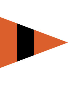 Fahne: Flagge: Feldjäger Kompaniechef Bundeswehr