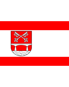 Fahne: Flagge: Petershagen | It is easy to put a border around this flag image