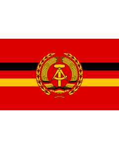 Fahne: Flagge: Dienstflagge für Kampfschiffe und -boote der Volksmarine der Deutschen Demokratischen Republik