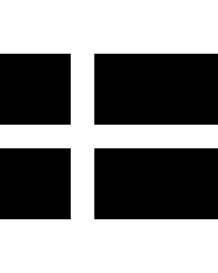 Fahne: Flagge: Danish flag of mourning | Alleged early modern Danish flag of mourning  Sorgeflag
