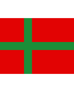 Fahne: Flagge: Denmark Bornholm | Unofficial flag of Bornholm  Denmark