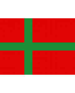 Fahne: Flagge: Denmark Bornholm | Unofficial flag of Bornholm  Denmark