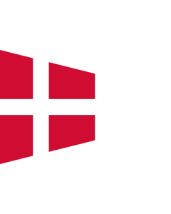 Fahne: Flagge: Naval Rank Flag of Denmark - Chief of Squadron | Danish naval rank flag for the Chief of Squadron | Eskadrechefsstander