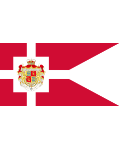 Fahne: Flagge: Standard of Prince Henrik | H.K.H. Prins Henriks  Prinsgemalens