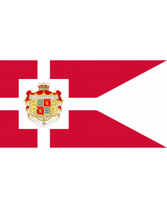Fahne: Flagge: Standard of Prince Henrik | H.K.H. Prins Henriks  Prinsgemalens