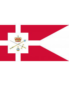 Fahne: Flagge: Standard of the Regent of Denmark | Rigsforstanderflaget