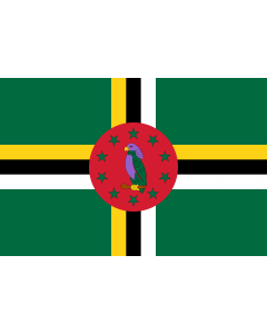 Fahne: Flagge: Dominica