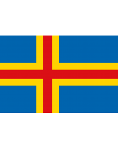 Fahne: Flagge: Åland