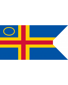 Fahne: Flagge: Åland Yachting Clubs | This file is in the public domain in Finland because it is a part of a decision or a statement issued by a public authority or other public body in Finland and is not an independent work