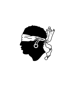 Fahne: Flagge: Korsika