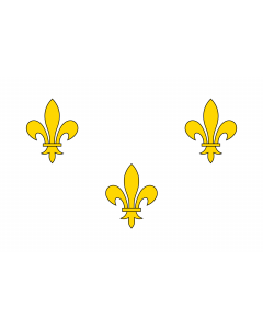 Fahne: Flagge: Royalist France | The  White  Royal Banner of France or  Bourbon Flag  was used in New France