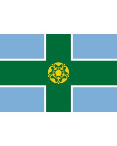 Fahne: Flagge: Derbyshire