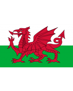 Fahne: Flagge: Wales