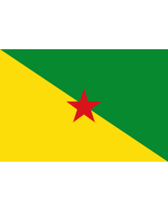 Fahne: Flagge: Französisch-Guayana