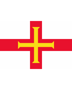 Fahne: Flagge: Guernsey (Kanalinsel)