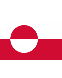 Fahne: Flagge: Grönland