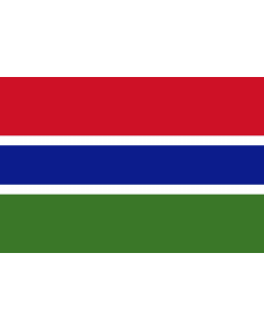 Fahne: Flagge: Gambia