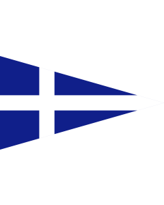 Fahne: Flagge: Greek Royal Navy Senior officer s