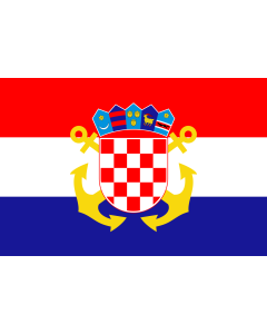 Fahne: Flagge: Naval Ensign of Croatia