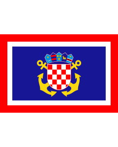 Fahne: Flagge: Naval Jack of Croatia