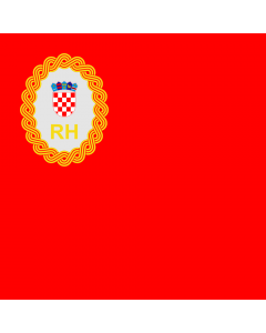 Fahne: Flagge: Präsidenten des kroatischen Parlaments