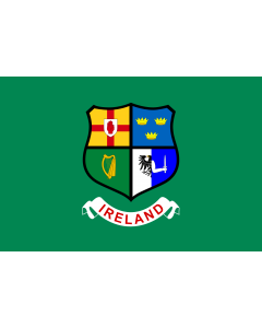 Fahne: Flagge: Ireland hockey team | Field hockey team of Ireland  Four Provinces coat of arms -- Ulster