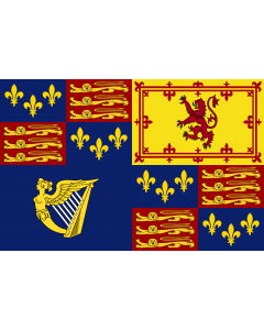 Fahne: Flagge: Royal Standard of Great Britain  1603-1649 | Royal Standard of Great Britain  1603-1649, 1660-1689, 1702-1707