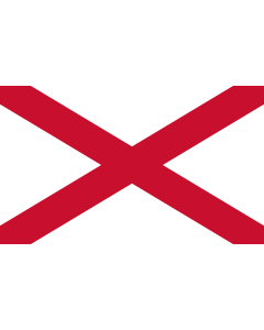 Fahne: Flagge: St Patrick s saltire