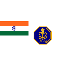 Fahne: Flagge: Naval Ensign of India