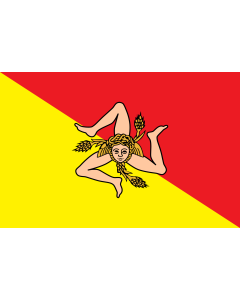 Fahne: Flagge: Sizilien