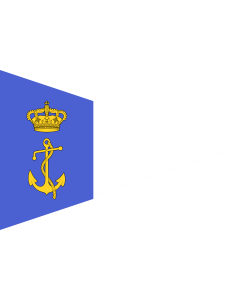 Fahne: Flagge: Burgee of auxiliary fleet of the Regia Marina