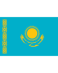 Fahne: Flagge: Kasachstan