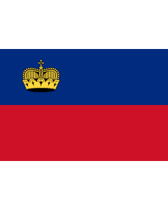 Fahne: Flagge: Liechtenstein