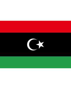 Fahne: Flagge: Libyen