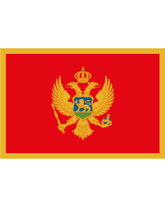 Fahne: Flagge: Montenegro