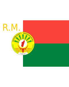 Fahne: Flagge: Presidential Standard of Madagascar