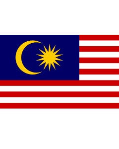 Fahne: Flagge: Malaysia